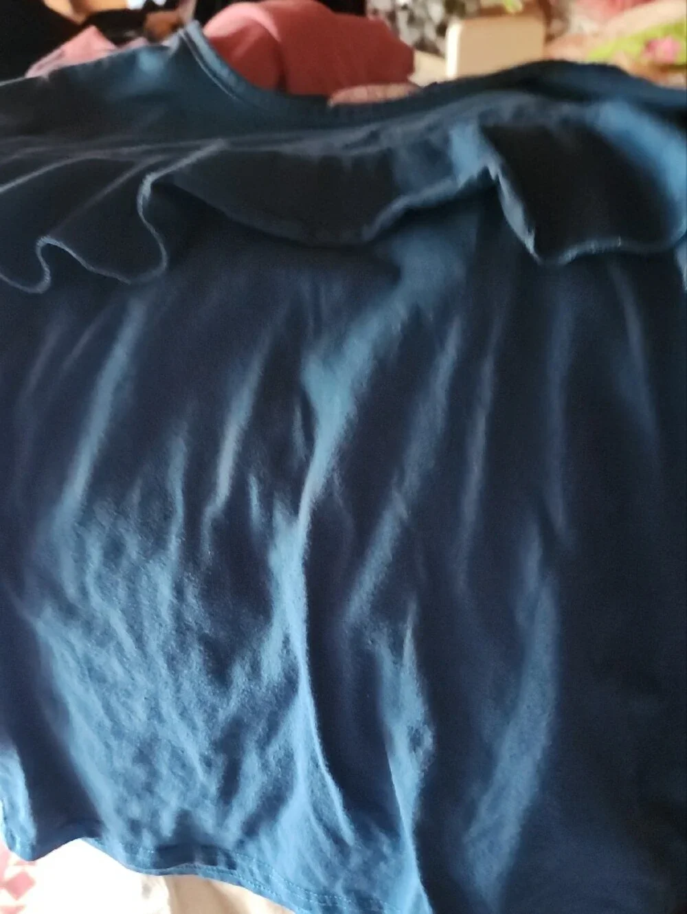 Kids Blue Denim Jeans and Blue Top Unbranded Blackwhitetop - Picture 6 of 7